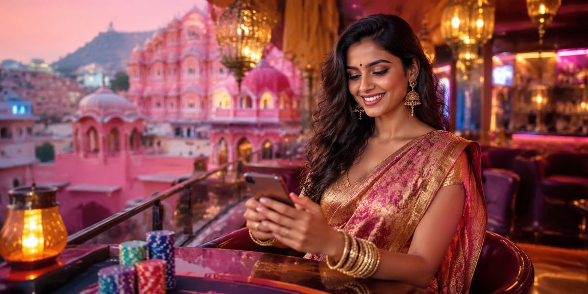 Happy Indian player registering on mobile
